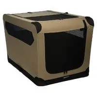 amazon basics portable folding soft dog travel crate