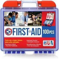 be smart get prepared 100 piece first aid kit