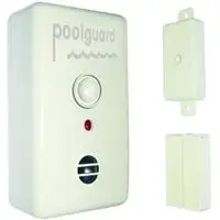 poolguard dapt wt immediate pool door alarm, white