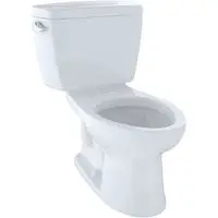 toto cst744sl#01 drake 2 piece ada toilet with elongated bowl