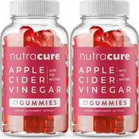 (2 pack) nutracure apple cider vinegar gummies