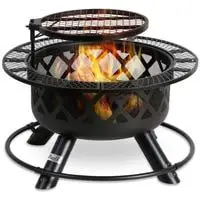 bali outdoors wood burning fire pit