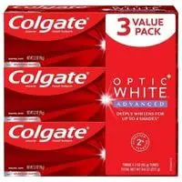 colgate optic white advanced teeth whitening toothpaste