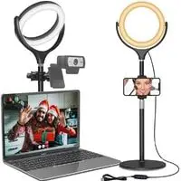 computer ring light for video conferencing lighting
