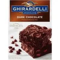 ghirardelli dark chocolate brownie mix, 20 ounce boxes