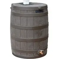 good ideas rain wizard 50 gallon plastic rain barrel