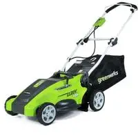 greenworks 10 amp 16 inch corded mower, 25142