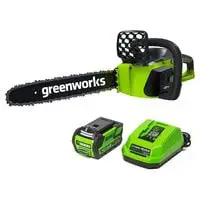 greenworks 40v 16 brushless cordless chainsaw