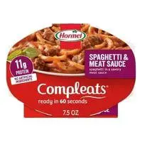 hormel compleats spaghetti & meat sauce microwave tray