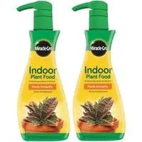 miracle gro indoor plant food, 8 ounce (plant fertilizer) (2 pack)