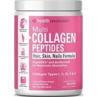 multi collagen peptides powder supplement