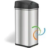 itouchless 13 gallon automatic trash can