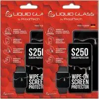 2 pack liquid glass screen protector with $250