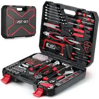 218 piece household tool kit,auto repair