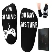 do not disturb i'm gaming socks,