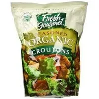 fresh gourmet organic croutons, 32 ounce
