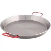 garcima 15 inch carbon steel paella pan, 38cm
