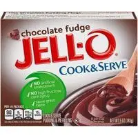 jell o cook & serve chocolate fudge pudding & pie filling