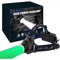 led headlamp rechargeable greenlight