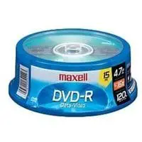 maxell 638006 dvd r 4.7 gb spindle