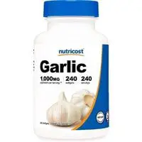 nutricost garlic 1000mg, 240