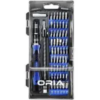 oria precision screwdriver kit, 60 in 1 with 56 bits