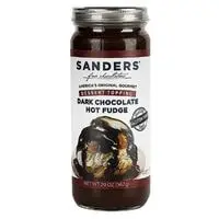 sanders hot fudge topping sauce, dark chocolate