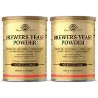 solgar brewer's yeast powder, 14 oz 2 pack