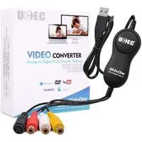 ucec usb 2.0 video capture card device, vhs vcr tv to