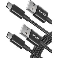 usb c cable, anker [2 pack, 6 ft]