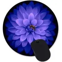 watercolor flower round