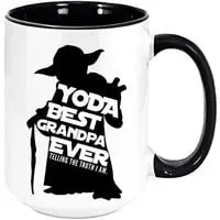 yoda best grandpa ever coffee mug