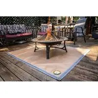 best fire pit mat for wood deck